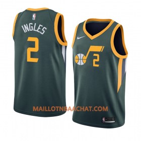 Maillot NBA Utah Jazz Joe Ingles 2 2018-19 Nike Vert Swingman - Homme